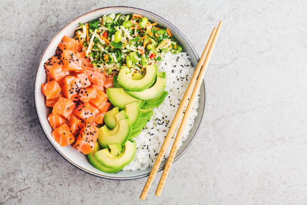 receta poke salmon