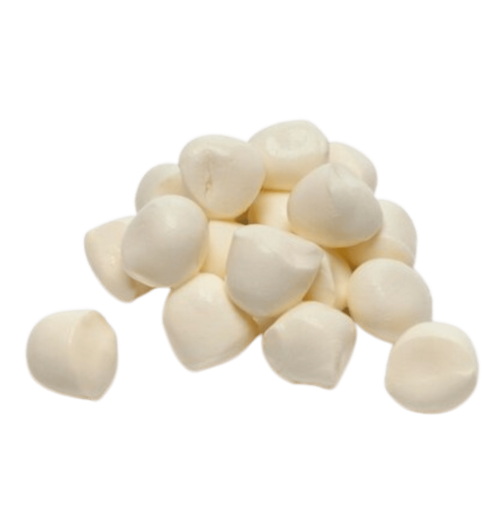 Perlas de mozzarella